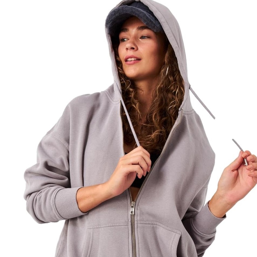 Zip-Up Hoodie  | Y2K-Inspired Double-Zip-Up Hoodie Women XS/S